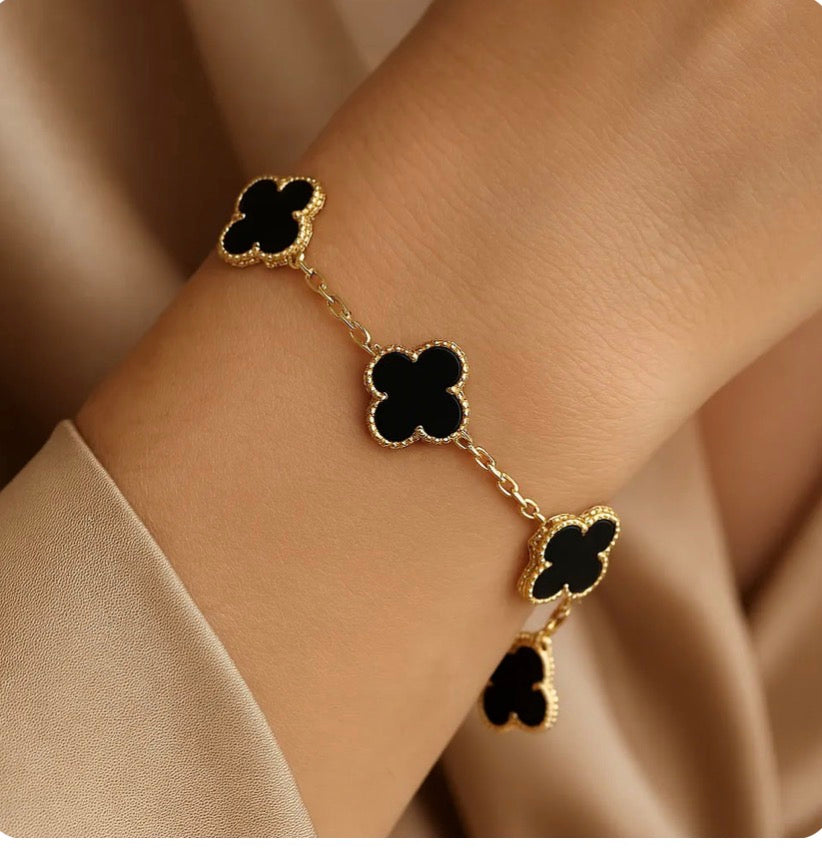 Bracelet à trèfle